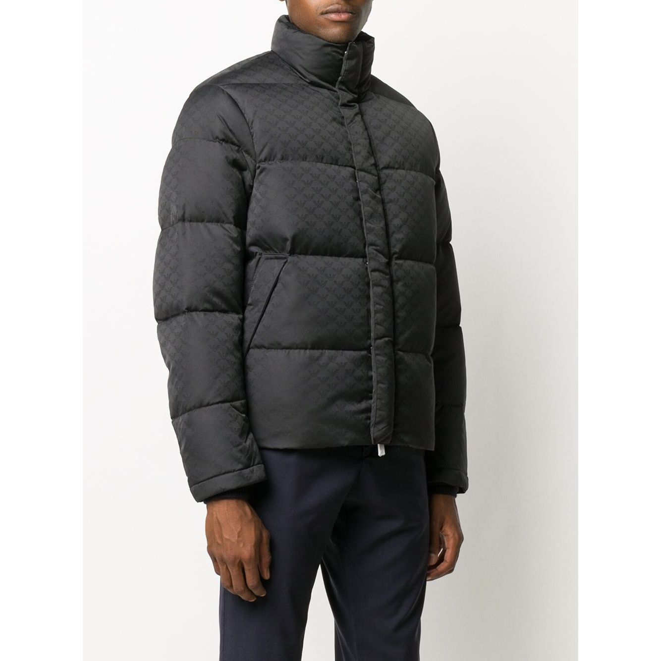 Emporio Armani Coats Black