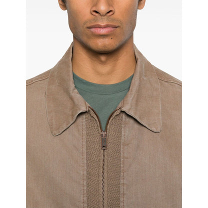 Emporio Armani Coats Brown