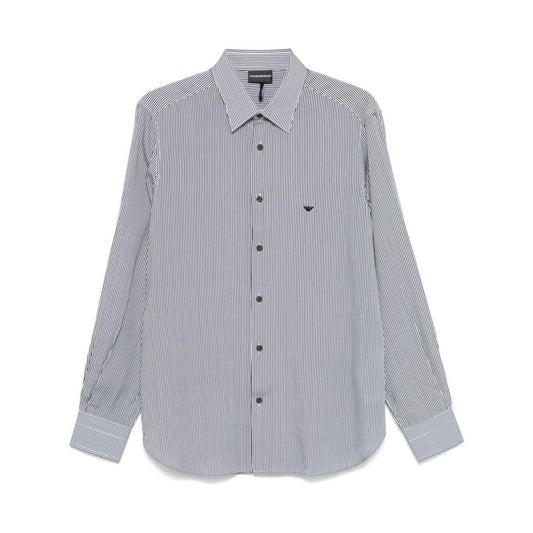 Emporio Armani Shirts Blue LDin,Men,Men > Clothing,Men > Clothing > Shirts,Spring - Summer 2025,Yes Eu Emporio Armani EM001537AF14214FB266-P25