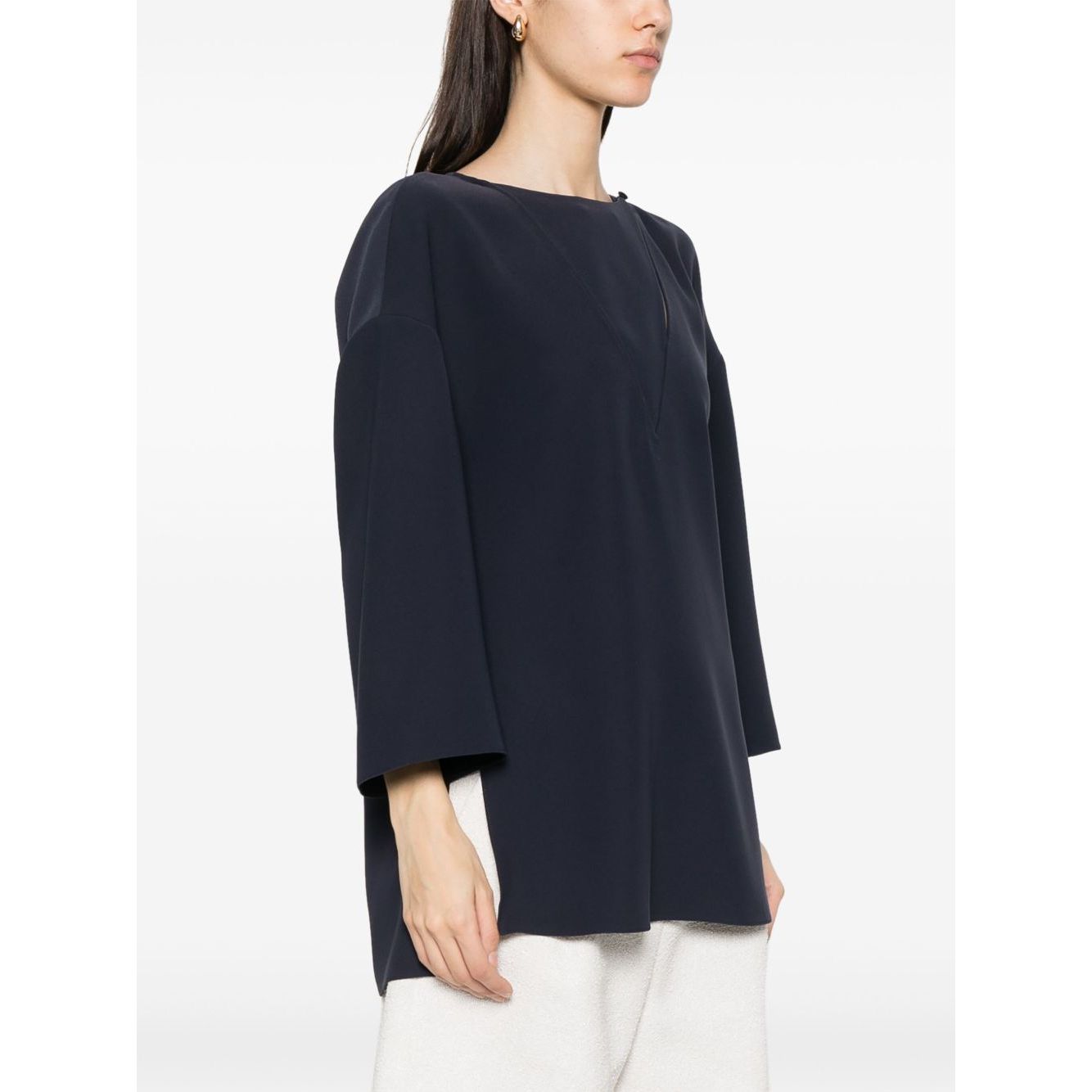 Emporio Armani cady blouse