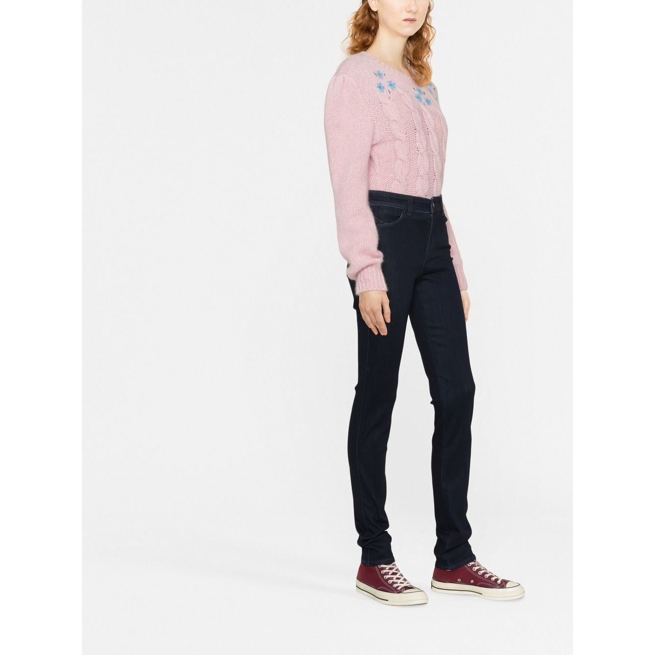 Emporio Armani high-waisted slim-cut Trousers