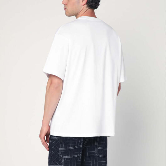 KENZO White cotton T-shirt with logo