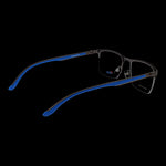 FILA MOD. VFI030 530627 eyeglasses for gents with blue accents and sleek frame design.