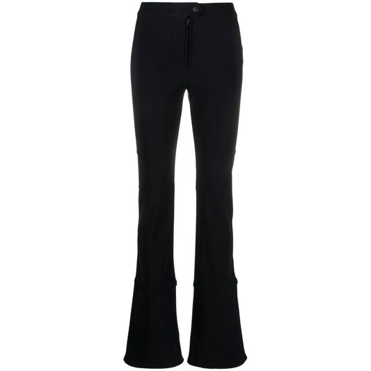 FILIPPA K Trousers Black high-waist flared design with stretch fabric and front button zip fastening.
