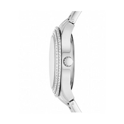 Side view of FOSSIL Mod. ES5137 lady's wristwatch with 30 mm case, featuring elegant design and comes in official packaging.