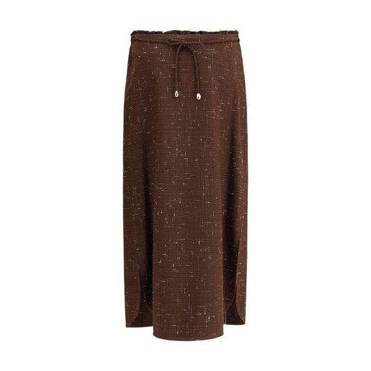 Fabiana Filippi Cotton and wool midi Skirt FA-GND215F420D8921269-IT44 | L