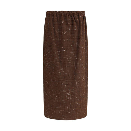 Fabiana Filippi Cotton and wool midi Skirt FA-GND215F420D8921269-IT44 | L