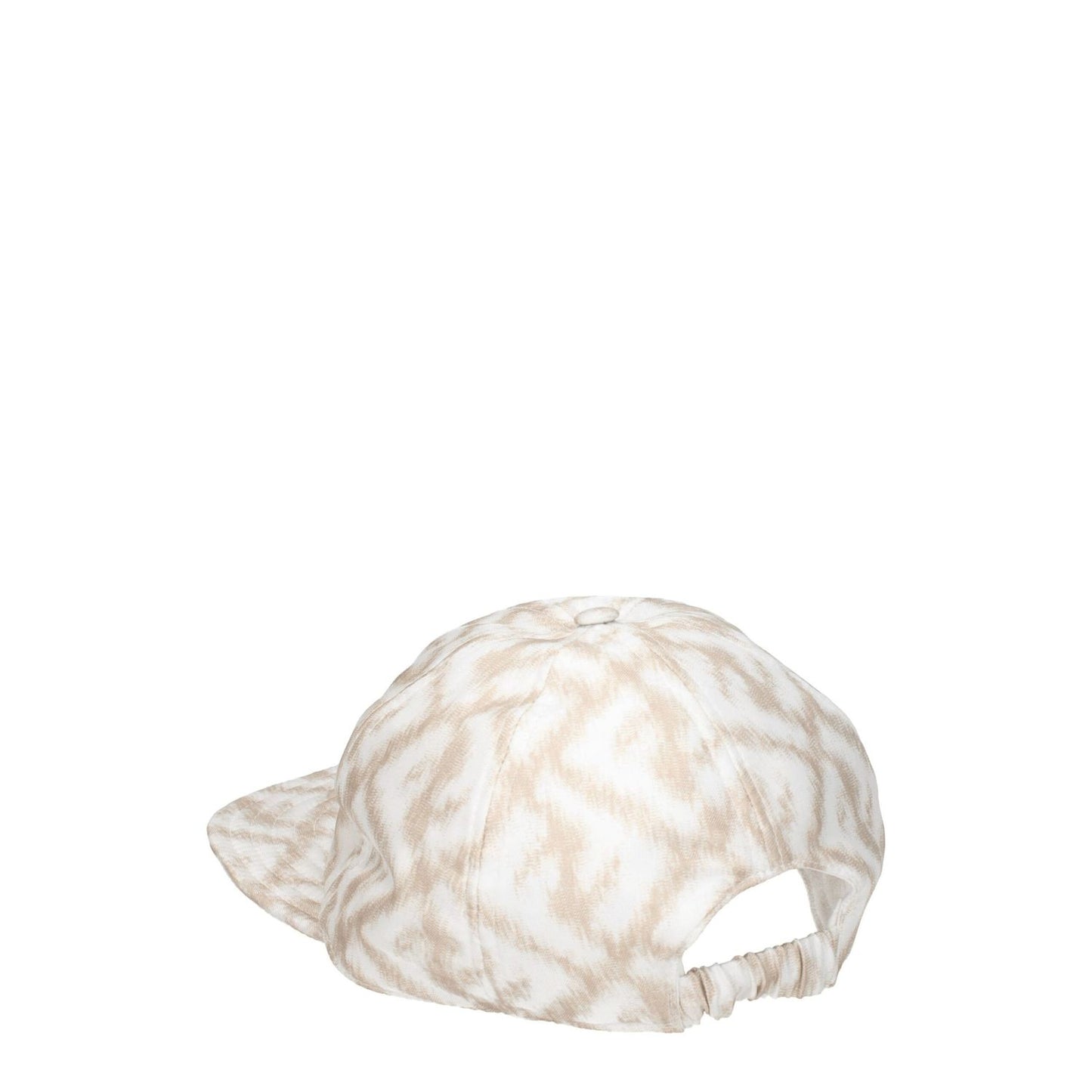 Fendi Beige Silk Cap (Baseball Hat) with logo, made of 100% silk, featuring a casual style in beige and white. MPN: FXQ961AN9LF0MXH.