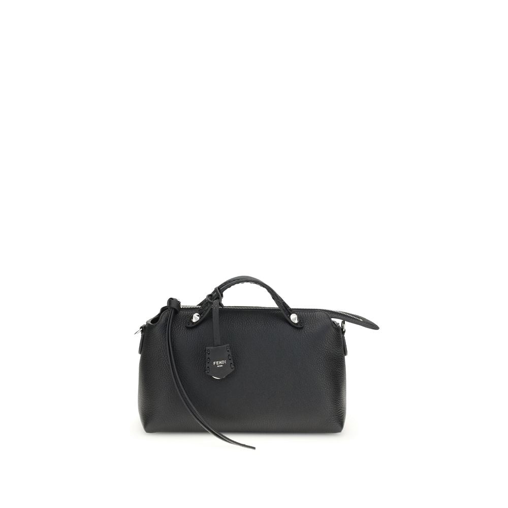Fendi Black Calf Leather Bos Taurus Shoulder Bag