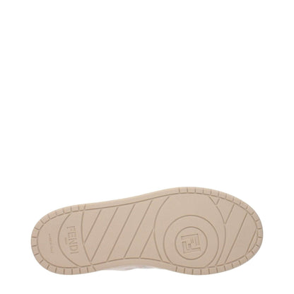 Sole view of Fendi Pink Fibres Sneakers showing rubber sole with logo details.