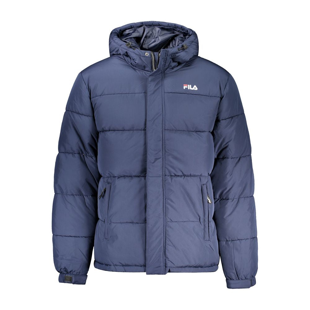 Fila Blue Polyester Men Jacket