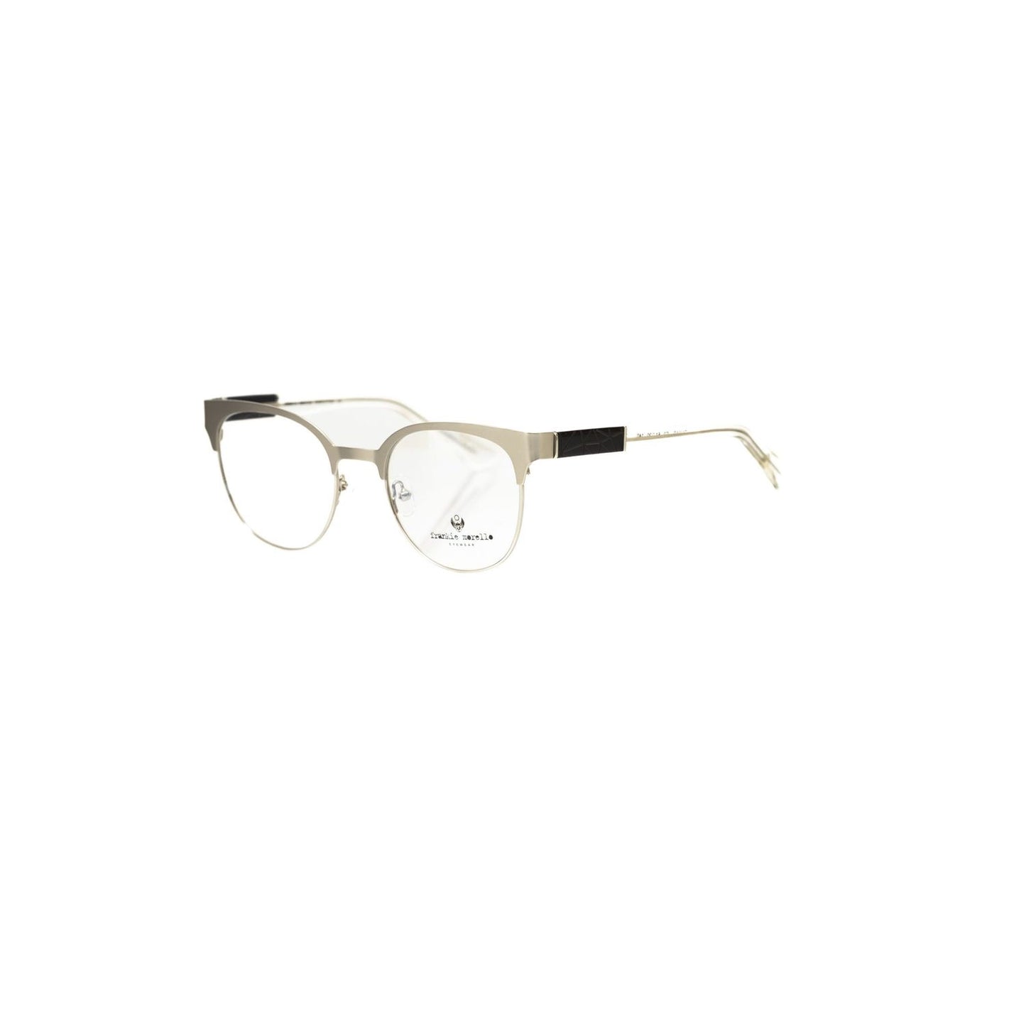 Frankie Morello Black Metallic Women's Eyeglass Frame