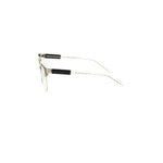 Frankie Morello Black Metallic Women's Eyeglass Frame