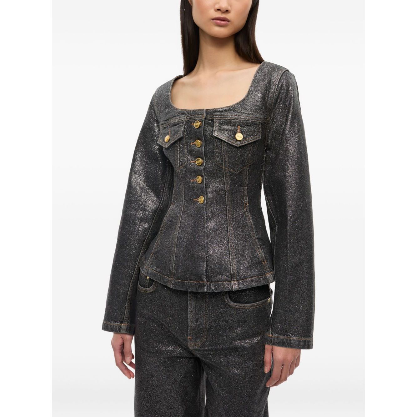 GANNI Jackets Black