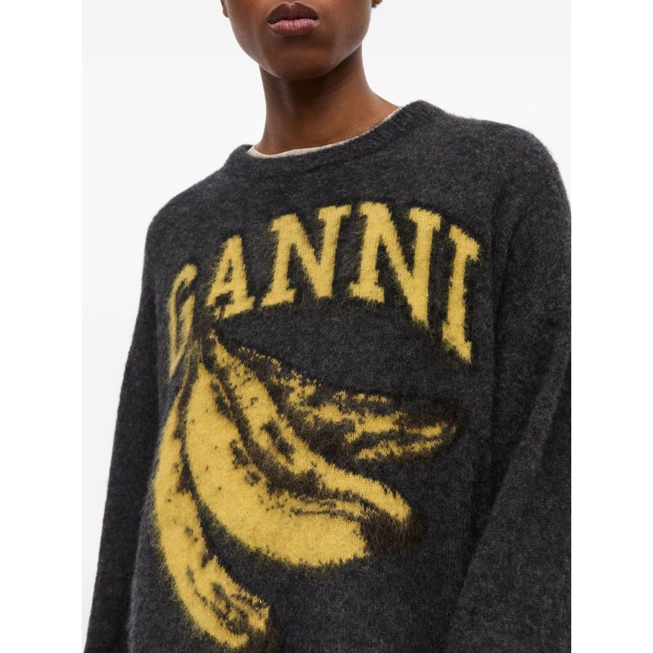 GANNI Sweaters Grey