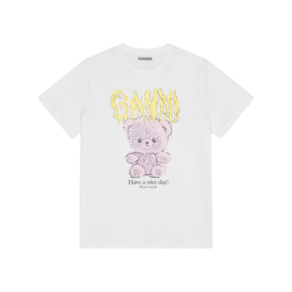 GANNI T-shirts and Polos White Topwear