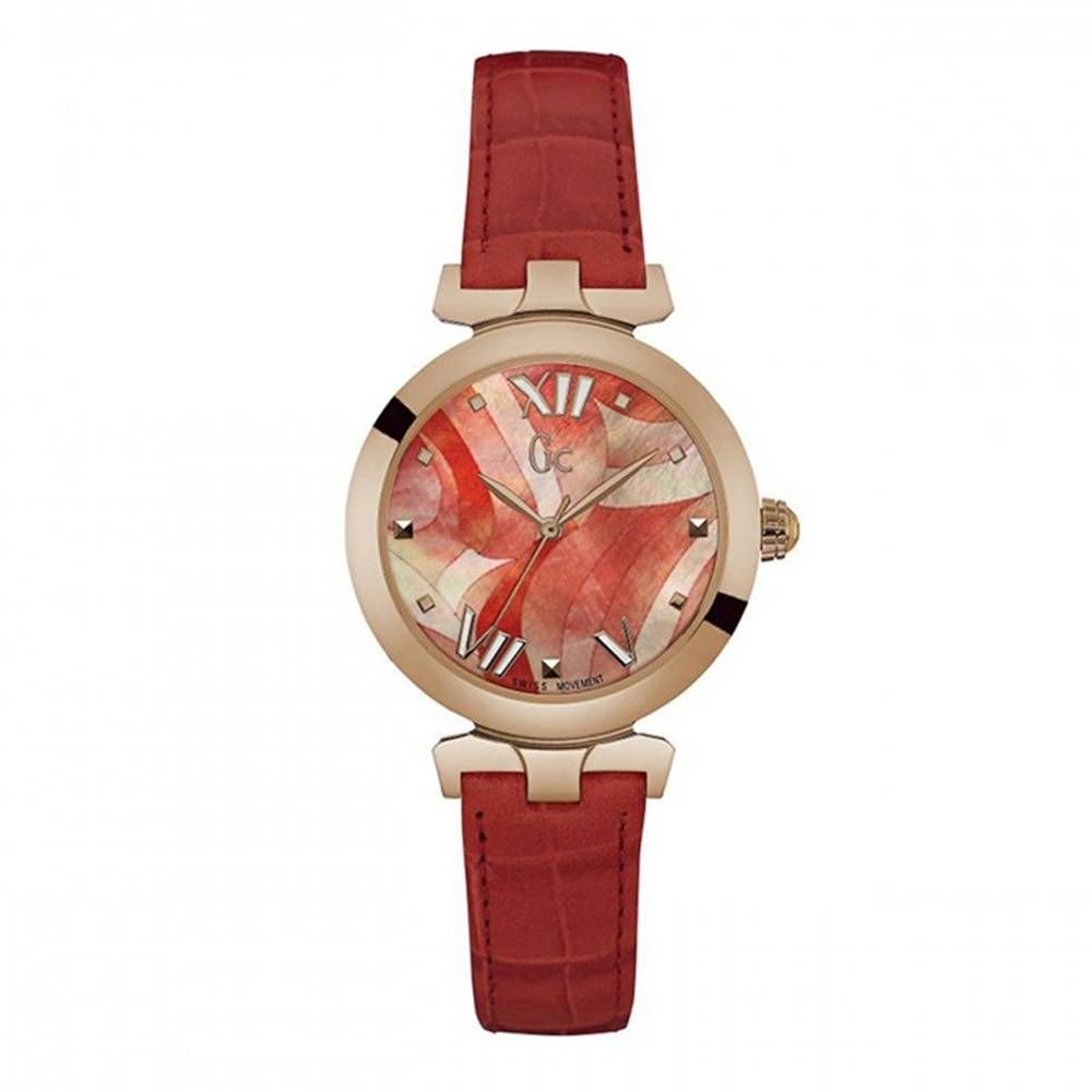 GC Orange Leather Dress Watch