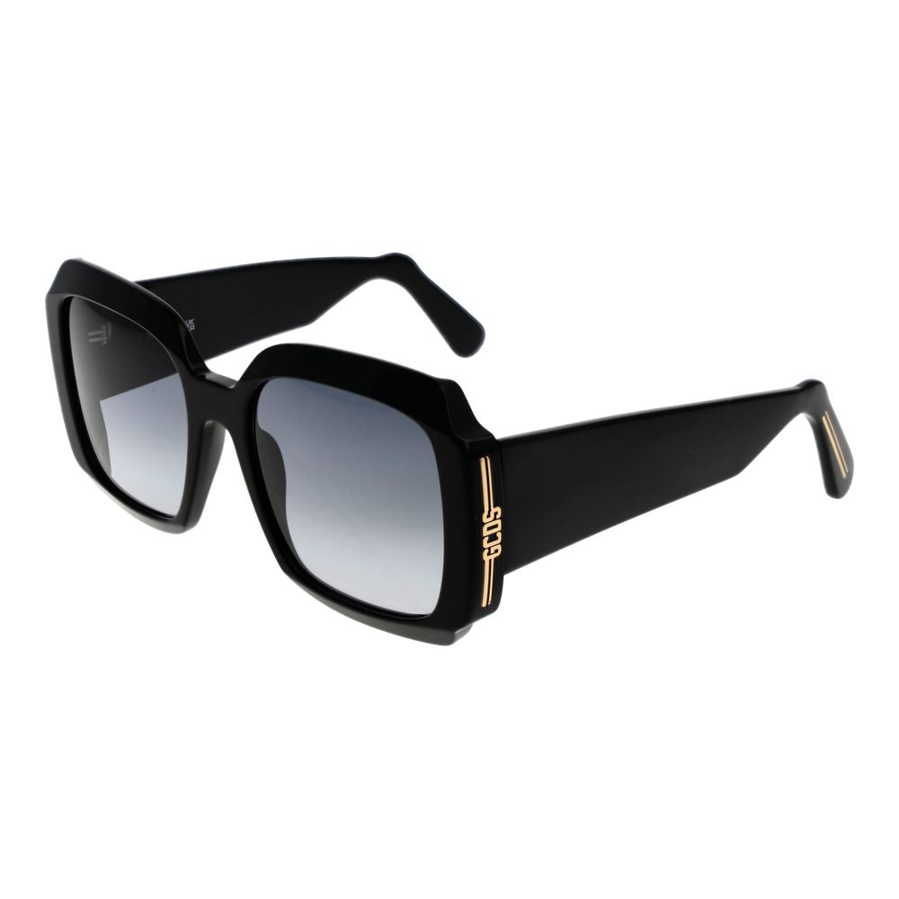 GCDS Black Acetate Sunglasses