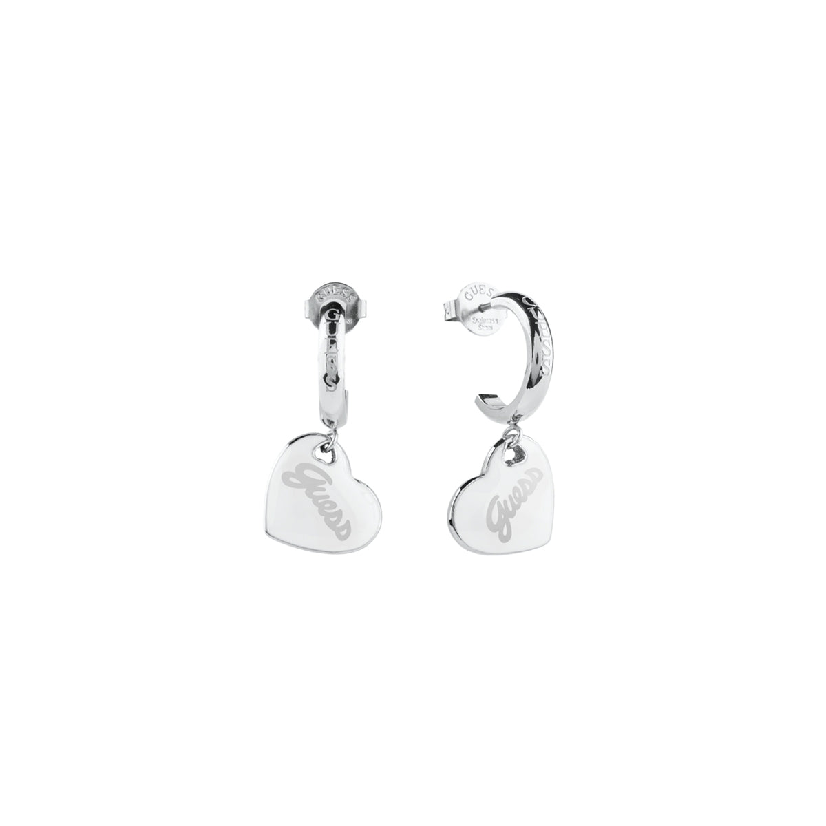 GUESS JEWELS JEWELRY Mod. JUBE05151JWRHWHT-U heart earrings