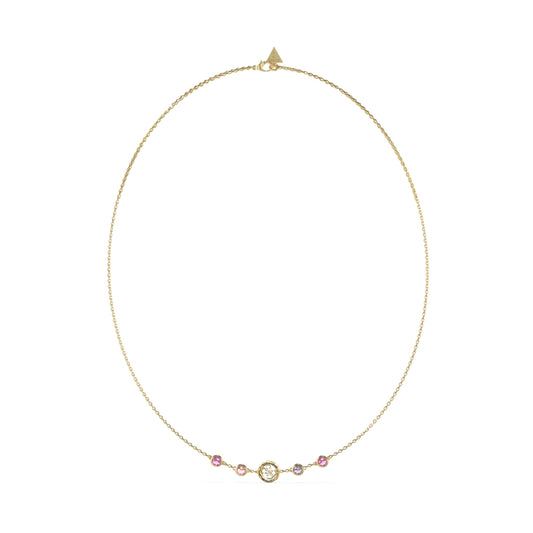 Elegant necklace from GUESS JEWELS JEWELRY Mod. JUBN05097JWYGFCT-U featuring delicate gold and gemstone details on a fine chain.