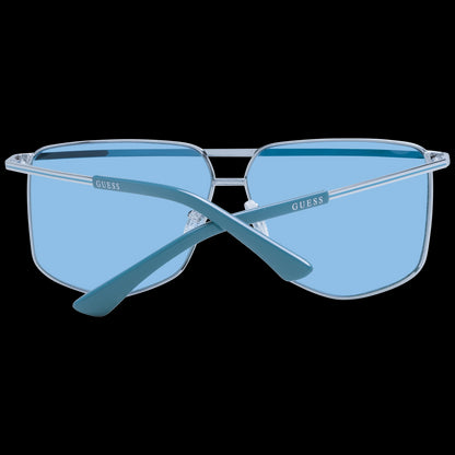 GUESS MOD. GU7851 6310V Lady sunglasses with stylish blue lenses, rear view showcasing brand details.
