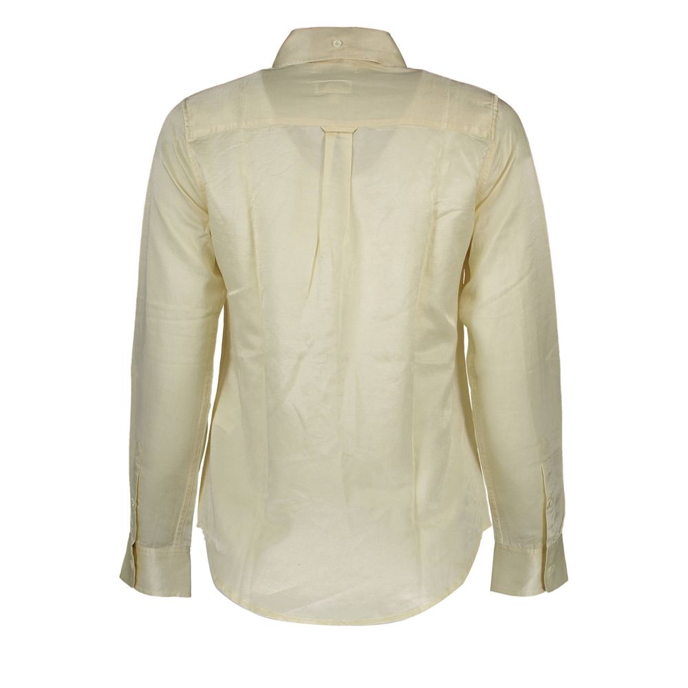Gant Beige Cotton Women Shirt Gant