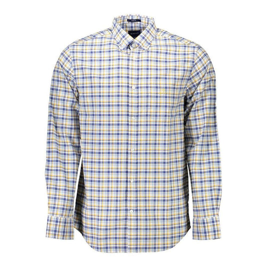 Gant Yellow Cotton Shirt 1728,67403481248,Clothing,Gant,Men,Men - Clothing,New with tags,S,Shirts - Men - Clothing,Yellow Gant GA-8973-S
