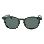 Gant Green Men Sunglass with round green lenses and full-rim plastic frame, offering 100% UVA & UVB protection.