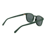 Gant Green Men Sunglass with round plastic frames and 100% UVA & UVB protection, featuring green lenses and full-rim style.