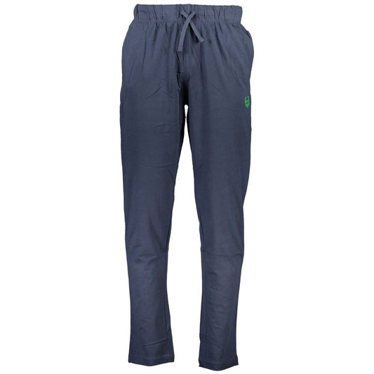 Gianmarco Venturi Blue Cotton Men's Sweatpant