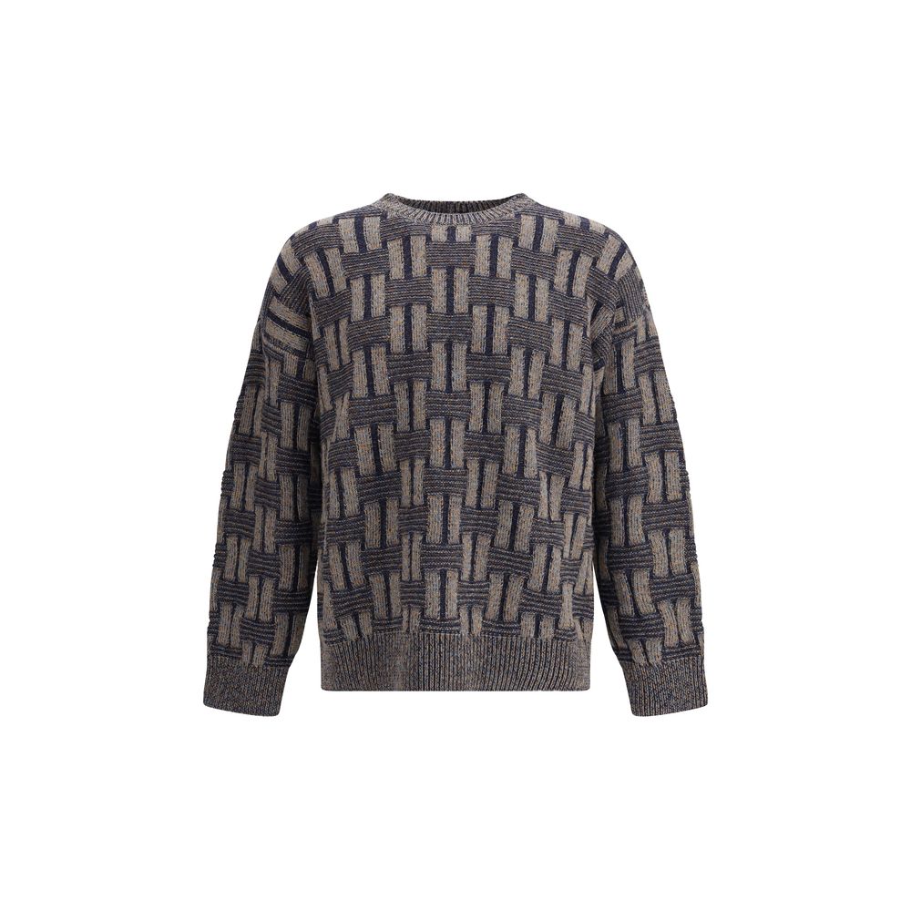 Giorgio Armani Multicolor Wool Sweatshirt