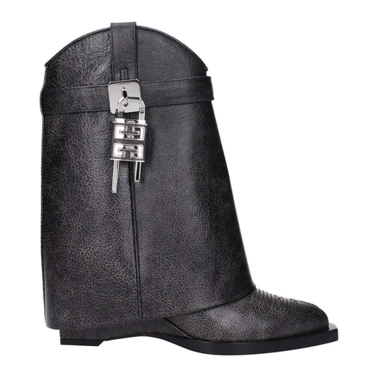 Givenchy Black Leather Ankle Boots