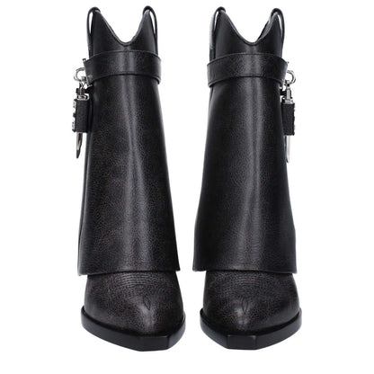 Givenchy Black Leather Ankle Boots
