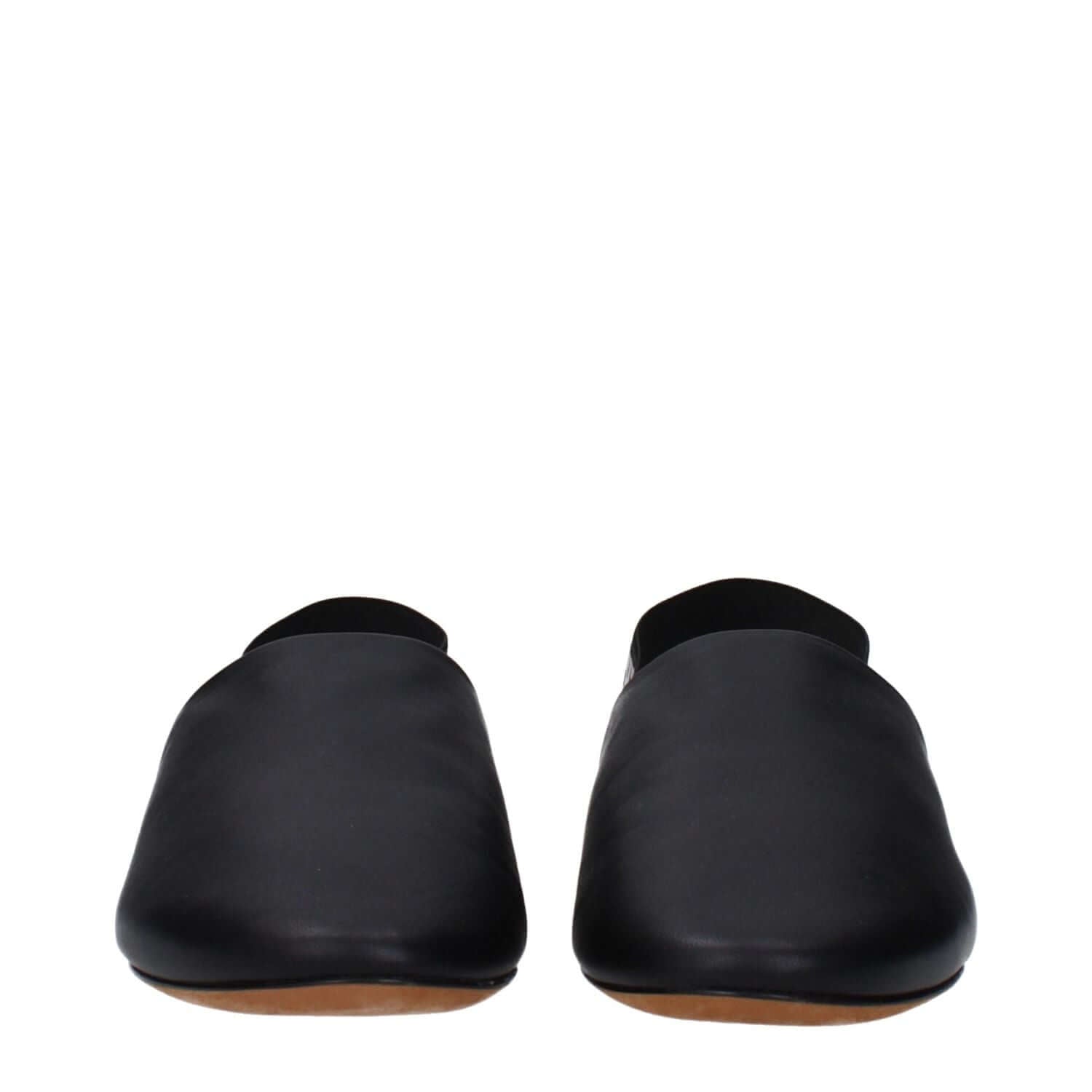 Givenchy Black Leather Slides