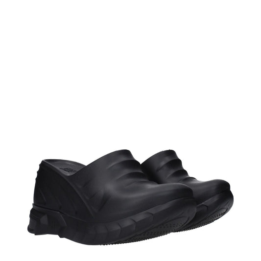 Givenchy Black Rubber Clogs Sandals GI-9465011306761-EU36/US6