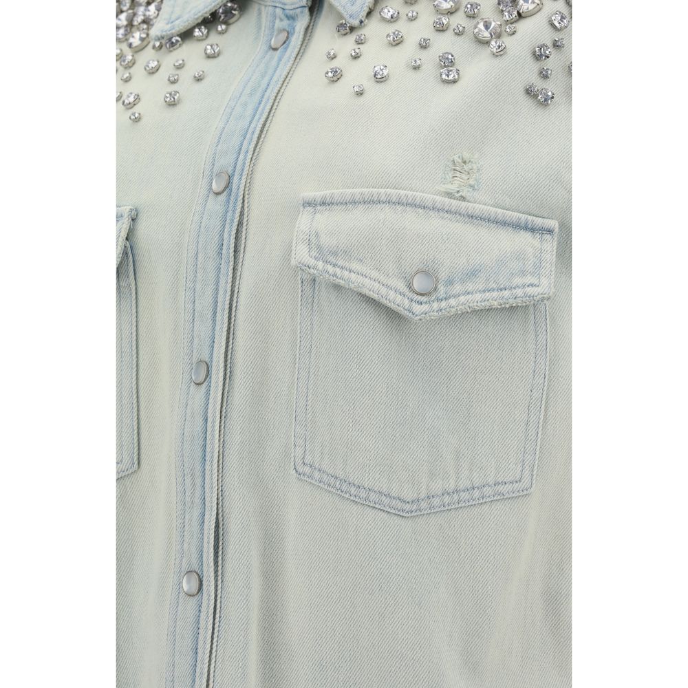 Golden Goose Blue Denim Shirt