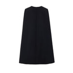 Gucci Black Wool Dress back view featuring hidden zip and 60s-inspired design