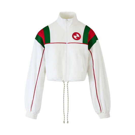 Gucci Gucci White Polyester Logo Sweatshirt 738929XJFJE9088_M 1728,67466920096,Gucci,IT44 | M,IT46 | L,New with tags,Sweaters - Women - Clothing,White,Women