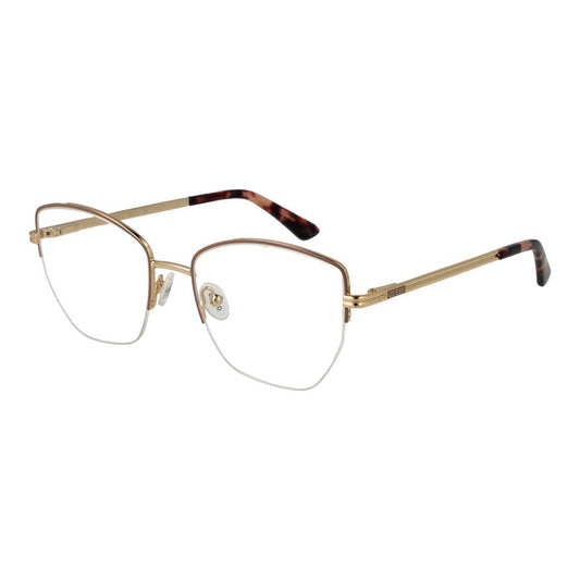Guess Beige Metal Glasses (Frames) Guess