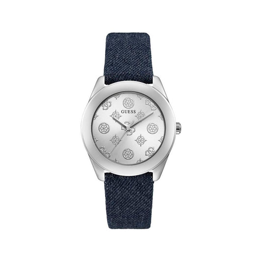 Guess Guess Blue Leather Watch GUGW0228L1AC 1728,Blue,Guess,New with tags,Watches for Women - Watches,Women