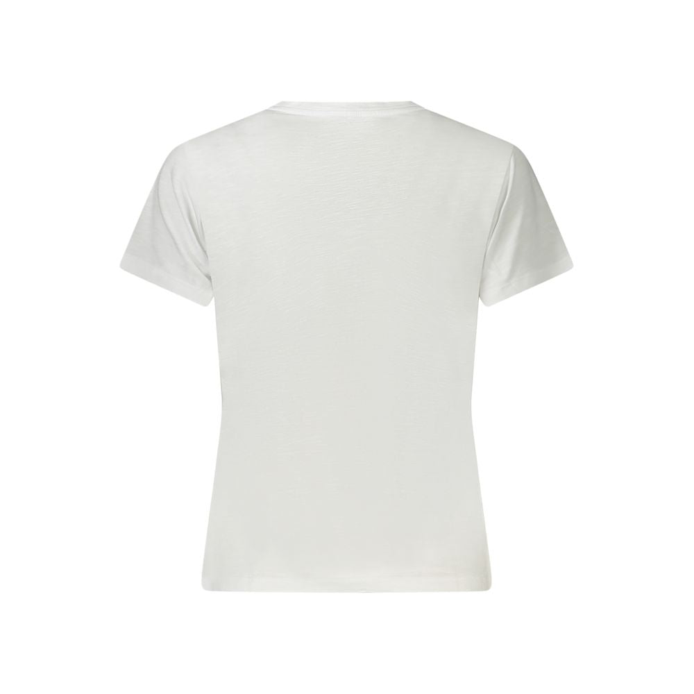 Guess Jeans Bianco Cotton Women T-Shirt