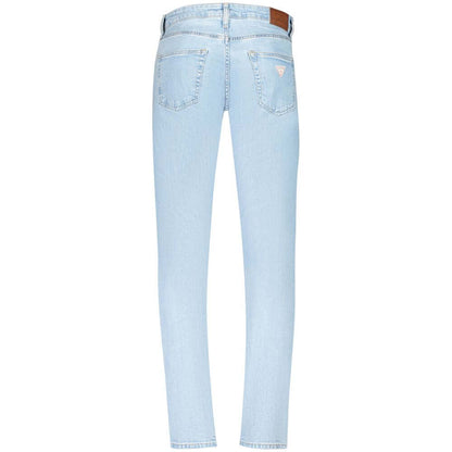 Guess Jeans Blue Cotton Men Jeans