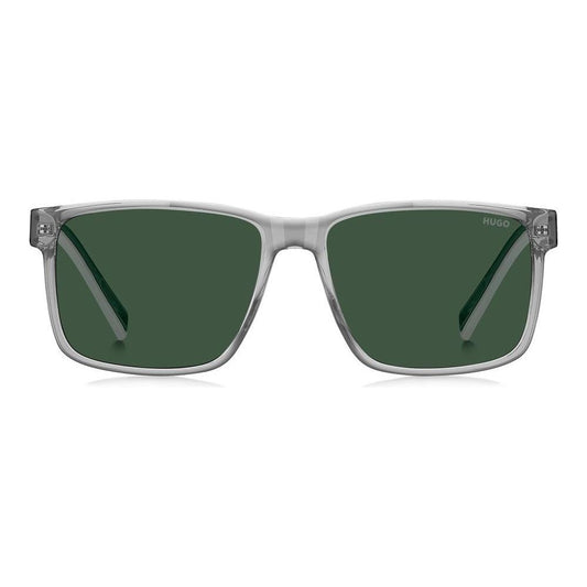 HUGO MOD. HG 1369_S sunglasses for men featuring modern design and green lenses.