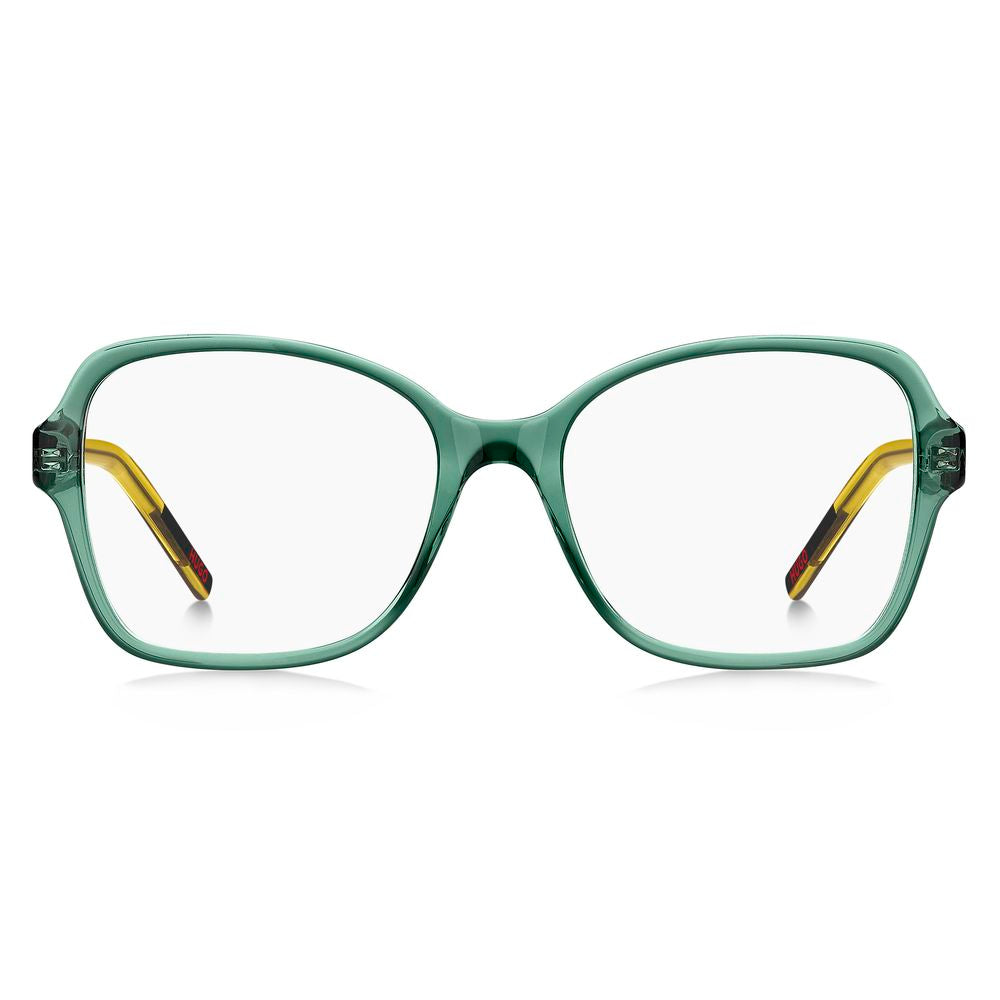 Hugo Boss Green Acetate Frames for women, style HG1250IWBF217 with 52/17/140mm measurements.