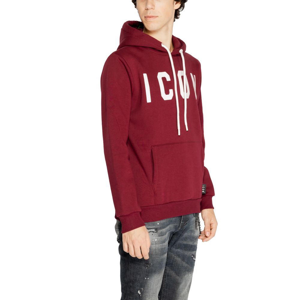 Icon Bordeaux Cotton Hoodie