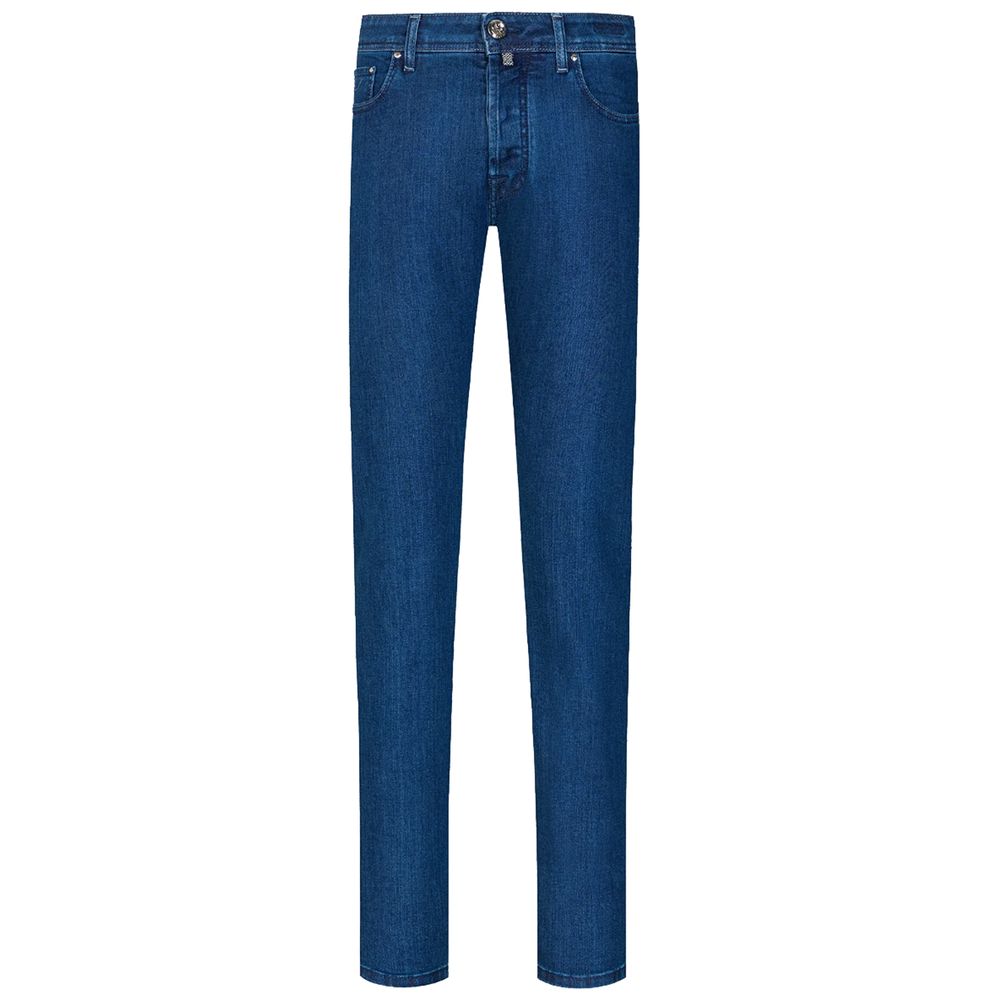 Jacob Cohen Blue Cotton Men's Jeans
