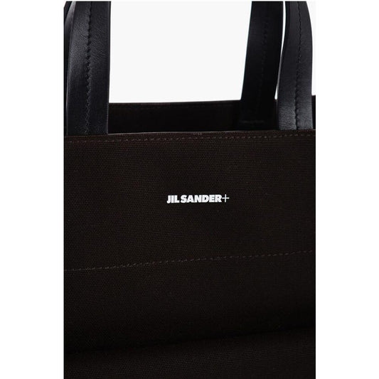 Jil Sander Jil Sander Canvas UTILITY Shopping Bag with Maxi Front Pocket JIP617318GD 1728,74866327712,Bags,Brown,Jil Sander,New with tags,Tote Bags - Women - Bags,Women,Women - Bags
