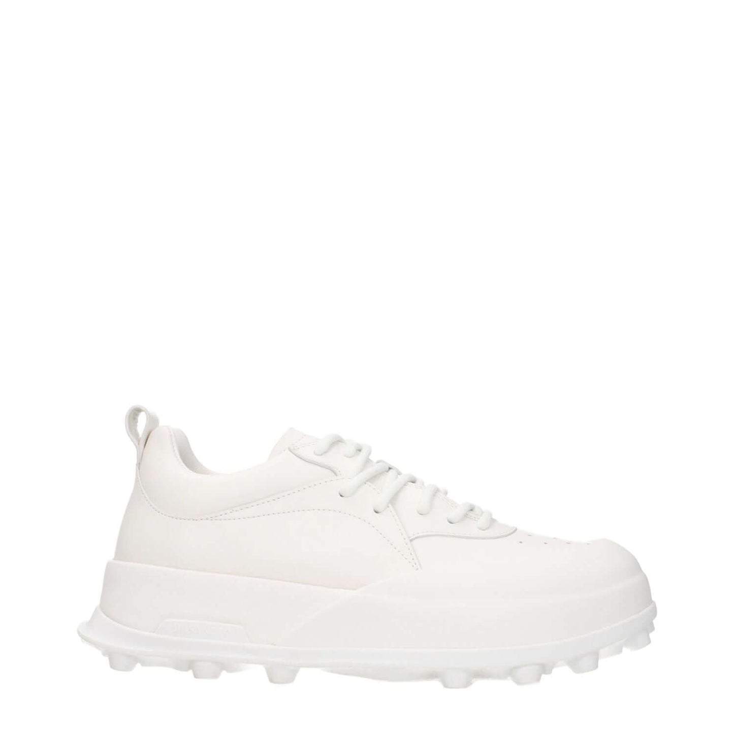 Jil Sander White Leather Sneakers