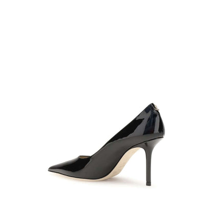 Jimmy Choo Black Calf Leather Bos Taurus High Heel Pumps