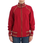 John Galliano Pink Mock Zip Cardigan Sweatshirt Sweater with front zipper and logo detailing, 95% cotton, 5% elastane.